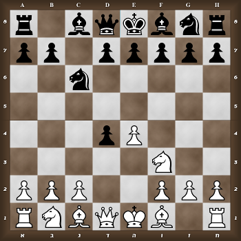 r1bqkbnr/pp1ppppp/2n5/8/3pP3/5N2/PPP2PPP/RNBQKB1R w