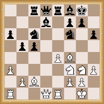 2rqrbk1/3b1pp1/p1n2n1p/1pp5/4PB2/P4NNP/1PB2PP1/R2QR1K1 w KQkq - 0 1