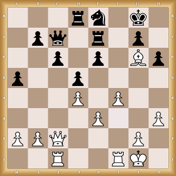 3rn1k1/1pq1r1p1/2p1p1Bp/p2p4/3P1P2/4P2P/PPQ3P1/2R2RK1 w - - 0 1