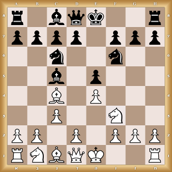 r1bqk2r/pppp1ppp/2n2n2/2b1p3/2B1P3/2P2N2/PP1P1PPP/RNBQK2R w KQkq - 0 1