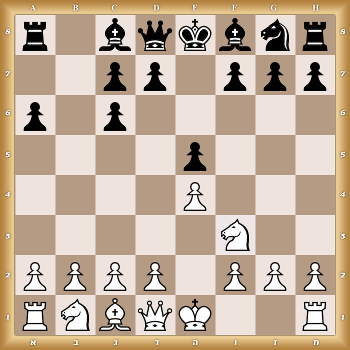 r1bqkbnr/2pp1ppp/p1p5/4p3/4P3/5N2/PPPP1PPP/RNBQK2R w KQkq - 0 1