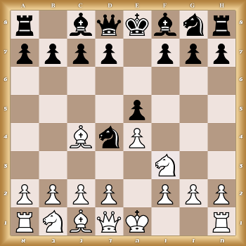 r1bqkbnr/pppp1ppp/8/4p3/2BnP3/5N2/PPPP1PPP/RNBQK2R w KQkq - 0 1