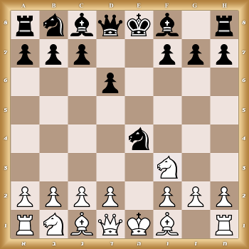 rnbqkb1r/ppp2ppp/3p4/8/4n3/5N2/PPPP1PPP/RNBQKB1R w