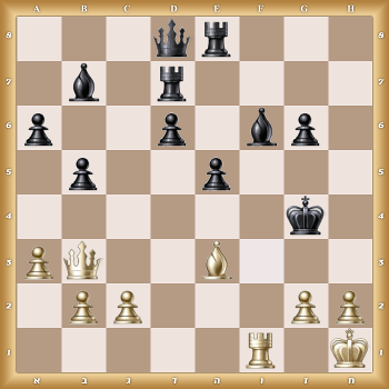 3qr3/1b1r4/p2p1bp1/1p2p3/6k1/PQ2B3/1PP3PP/5R1K w