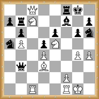 2Q2rk1/prN2b1p/1p2p1pn/nP1pN3/3P2PP/1q1B4/5P2/2R2RK1 w KQkq - 0 1