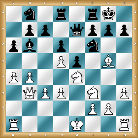 1n1r1rk1/1pp1qppp/pb1p1n2/3Pp1B1/PP2N3/1QPP1N1P/5PP1/R3K2R w KQkq - 0 1