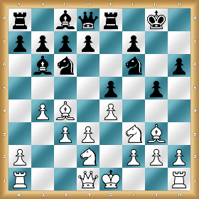 r1bqr1k1/pppp1p2/1bn2n1p/4p1p1/1PB1P3/2PP1NB1/P2N1PPP/R2QK2R w