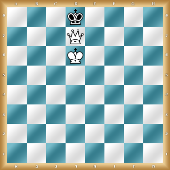 3k4/3Q4/3K4/8/8/8/8/8 w