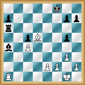 5k2/p5pp/r7/2pB2p1/b1P5/6P1/4PP1P/R5K1 w