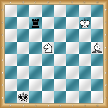 8/2r3K1/8/3N3B/8/8/8/1k6 w