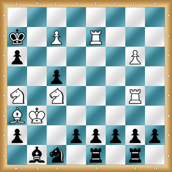 8/k1P1R3/p5P1/2p5/N1N3R1/BK6/p2ppppp/1bn1r1r1 w