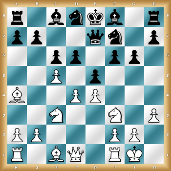 r1bnkb1r/pp2qn1p/2pp1pp1/2P1p3/B2PP3/2N2N1P/PP3PP1/R1BQ1RK1 w