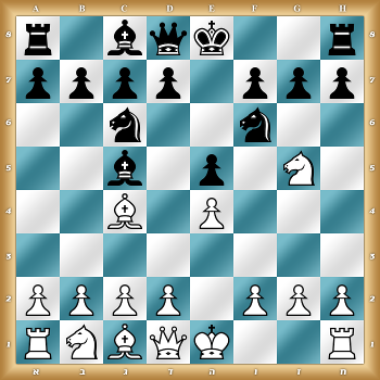 r1bqk2r/pppp1ppp/2n2n2/2b1p1N1/2B1P3/8/PPPP1PPP/RNBQK2R w KQkq - 0 1