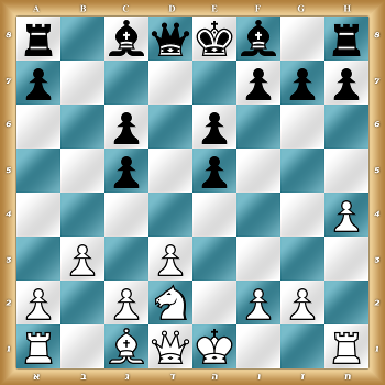 r1bqkb1r/p4ppp/2p1p3/2p1p3/7P/1P1P4/P1PN1PP1/R1BQK2R w KQkq - 0 1