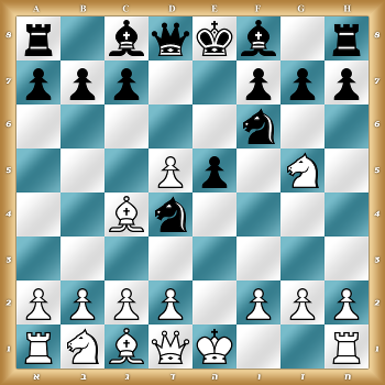 r1bqkb1r/ppp2ppp/5n2/3Pp1N1/2Bn4/8/PPPP1PPP/RNBQK2R w KQkq - 0 1