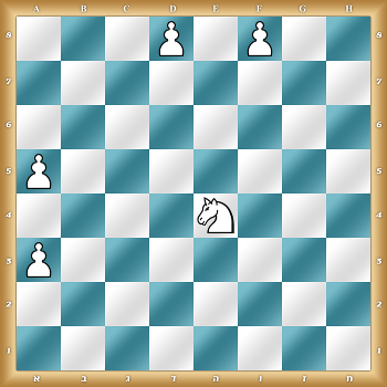 3P1P2/8/8/P7/4N3/P7/8/8 w