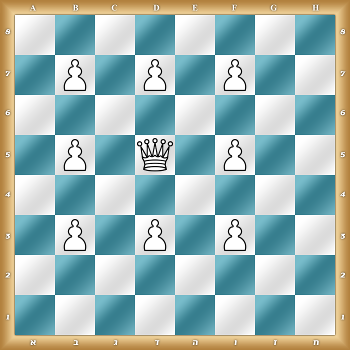 8/1P1P1P2/8/1P1Q1P2/8/1P1P1P2/8/8 w