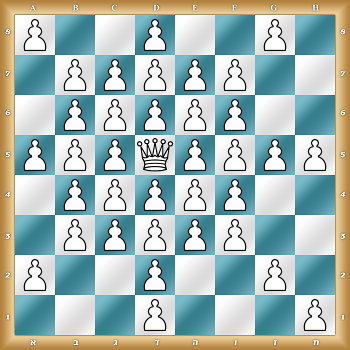 P2P2P1/1PPPPP2/1PPPPP2/PPPQPPPP/1PPPPP2/1PPPPP2/P2P2P1/3P3P w