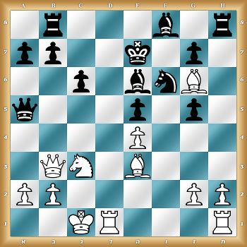 1r3b1r/pp2k1p1/2p1bnB1/q3p1p1/4P3/1QN1B3/PP4PP/2KR3R w