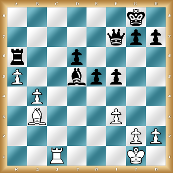 6k1/5qpp/r2p4/P2bpp2/1P6/1B3P2/6PP/2R3K1 w