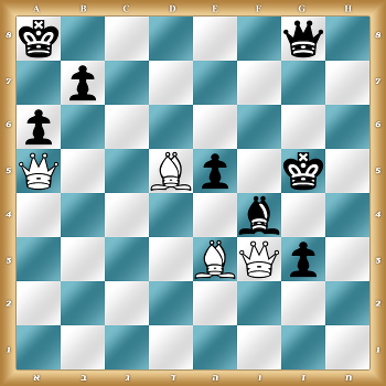 k5q1/1p6/p7/Q2Bp1k1/5b2/4BQp1/8/8 w KQkq - 0 1
