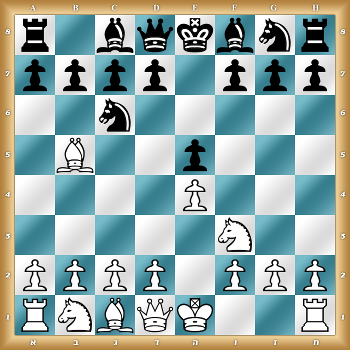 r1bqkbnr/pppp1ppp/2n5/1B2p3/4P3/5N2/PPPP1PPP/RNBQK2R w