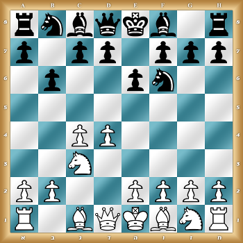 rnbqkb1r/p1pp1ppp/1p2pn2/8/2PP4/2N5/PP2PPPP/R1BQKBNR w