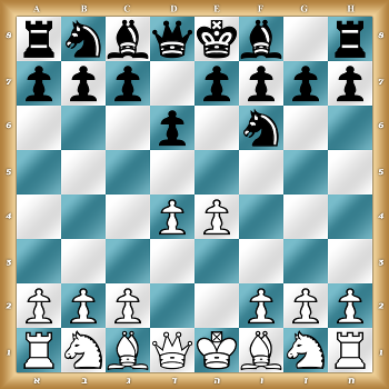 rnbqkb1r/ppp1pppp/3p1n2/8/3PP3/8/PPP2PPP/RNBQKBNR w