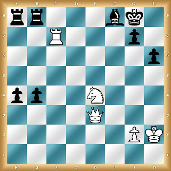 rr3bk1/2R3p1/7p/8/pp2N3/4Q3/6PK/8 w KQkq - 0 1