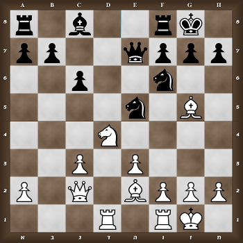 r1b2rk1/pp2qppp/2p2n2/4n1B1/3N4/2P1P3/P1Q1BPPP/3R1RK1 w