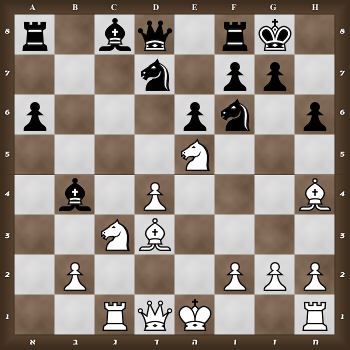 r1bq1rk1/3n1pp1/p3pn1p/4N3/1b1P3B/2NB4/1P3PPP/2RQK2R w