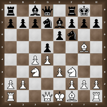 r1bq1rk1/pppnbppp/4pn2/3p2B1/2PP4/2N1PN2/PP3PPP/R2QKB1R w