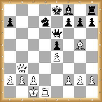 4kb1r/p2n1ppp/4q3/4p1B1/4P3/1Q6/PPP2PPP/2KR4 w